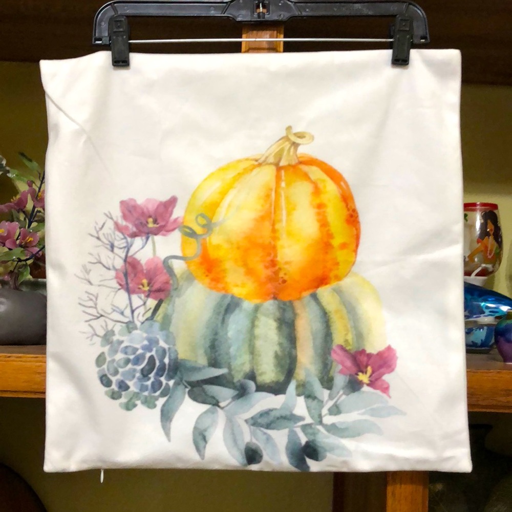 Fall Themed Pillow Cover